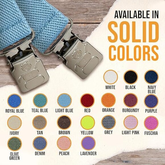 Hold’Em Mitten Glove Clips for Toddler & Kids Extra Tight Grip - Light Blue - Picture 4 of 6